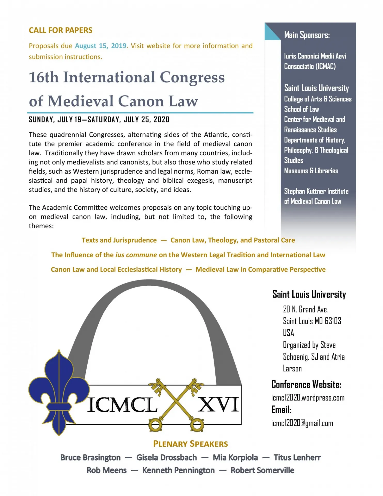 ICMCL XVI