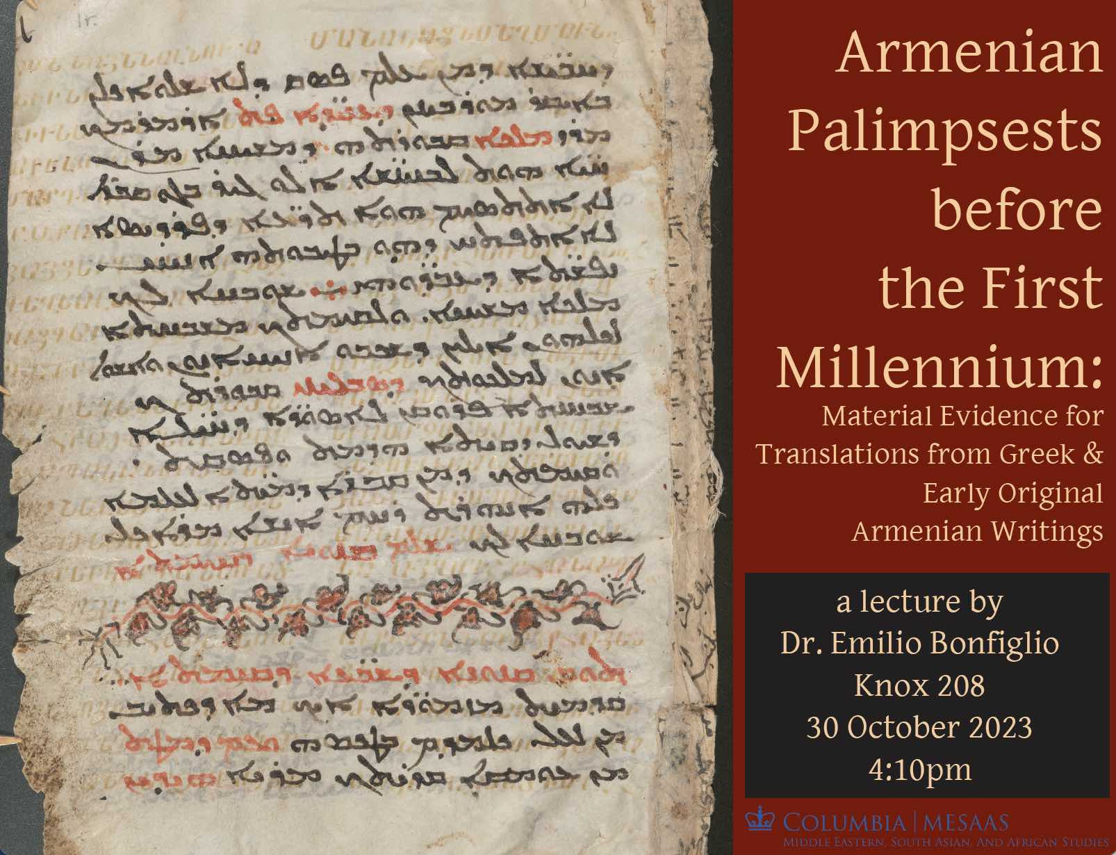 Armenian Palimpsests