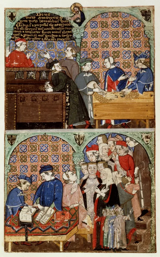 Copyright British Library: Cocharelli of Genoa, Treatise on the Vices, Late 14th century, Add.27695