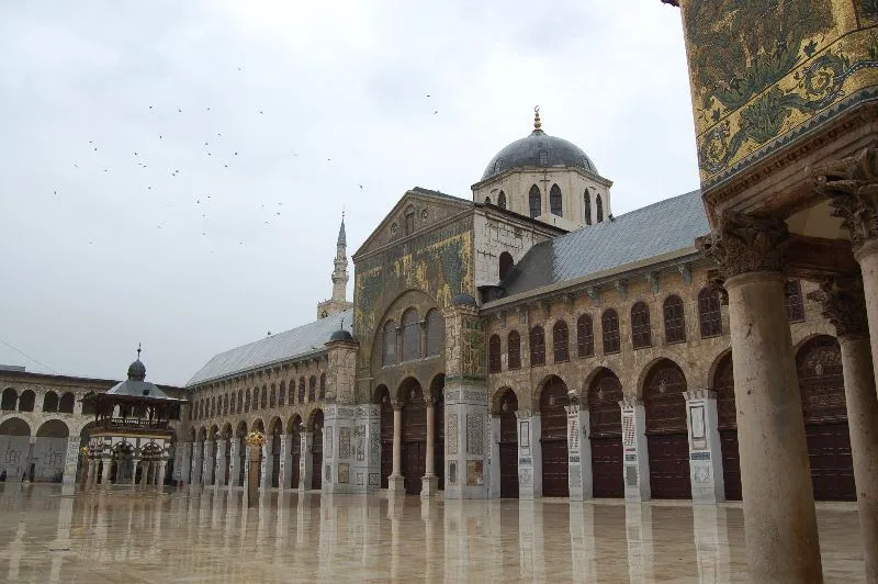 The Great Mosque of Damascus, photograph by Alain George